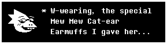 W-wearing, the special Mew Mew Cat-ear Earmuffs I gave her...