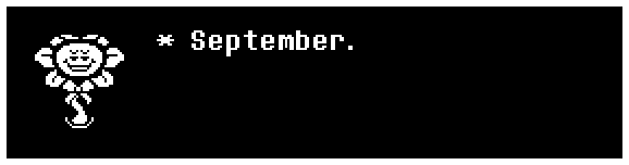 Flowey: September.
