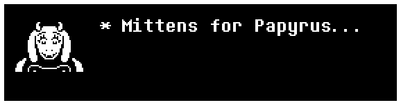 Mittens for Papyrus...
