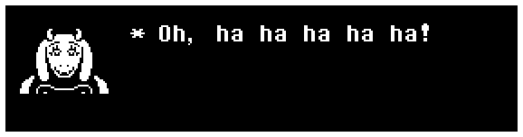 Oh, ha ha ha ha ha!