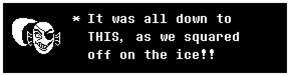 It was all down to THIS, as we squared off on the ice!!