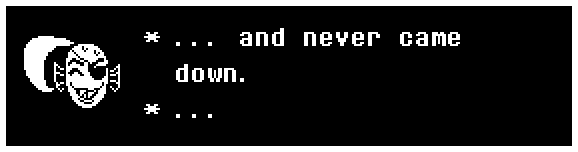 ... and never came down. ...