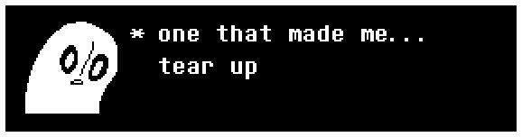 one that made me... tear up…